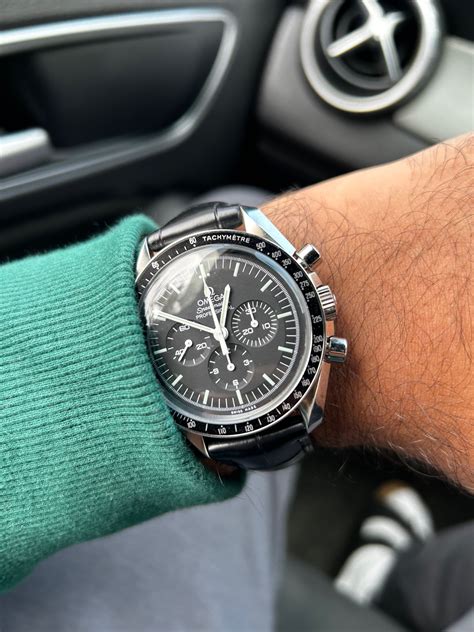 omega speedmaster mark wrist|is omega making speedmaster pros.